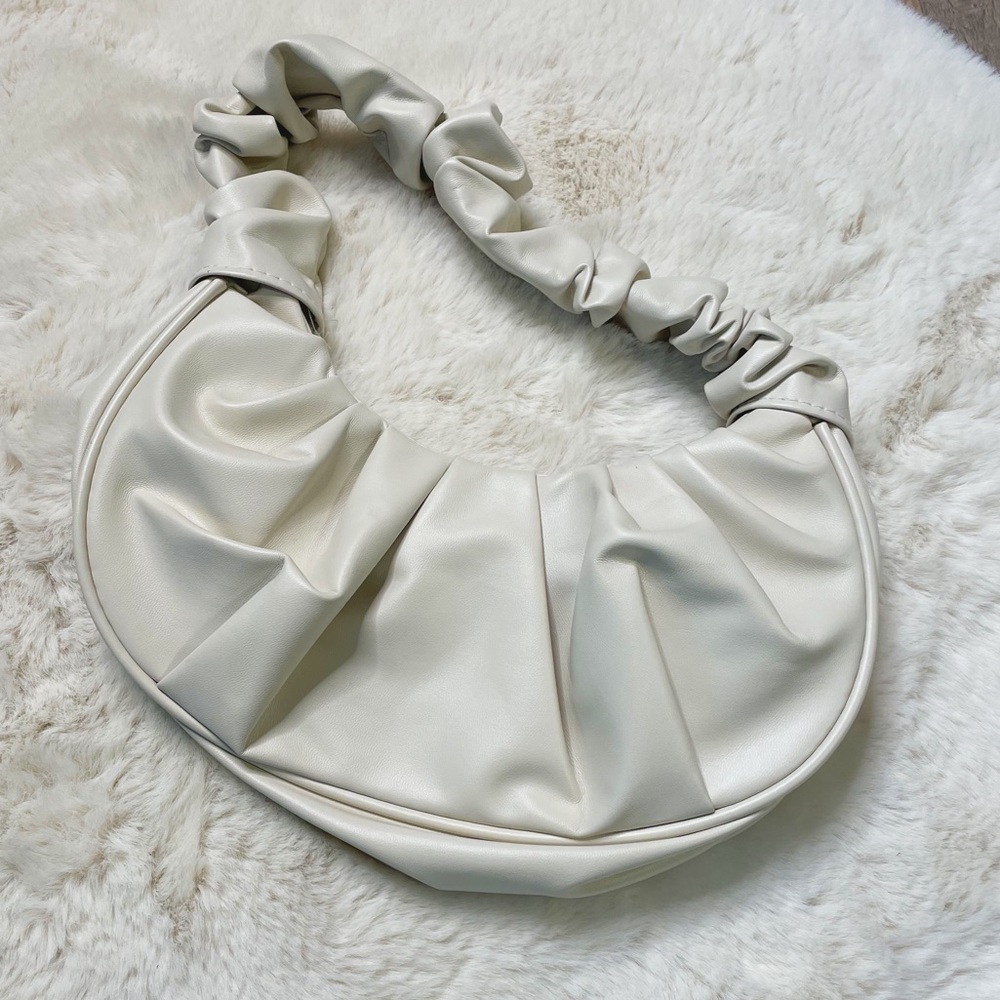 RUCHED shoulder bag